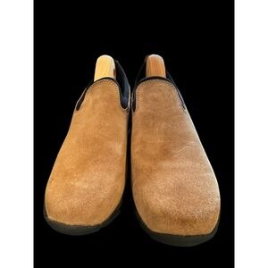 Womens Land's End Slip On Shoes Suede size 8.5B